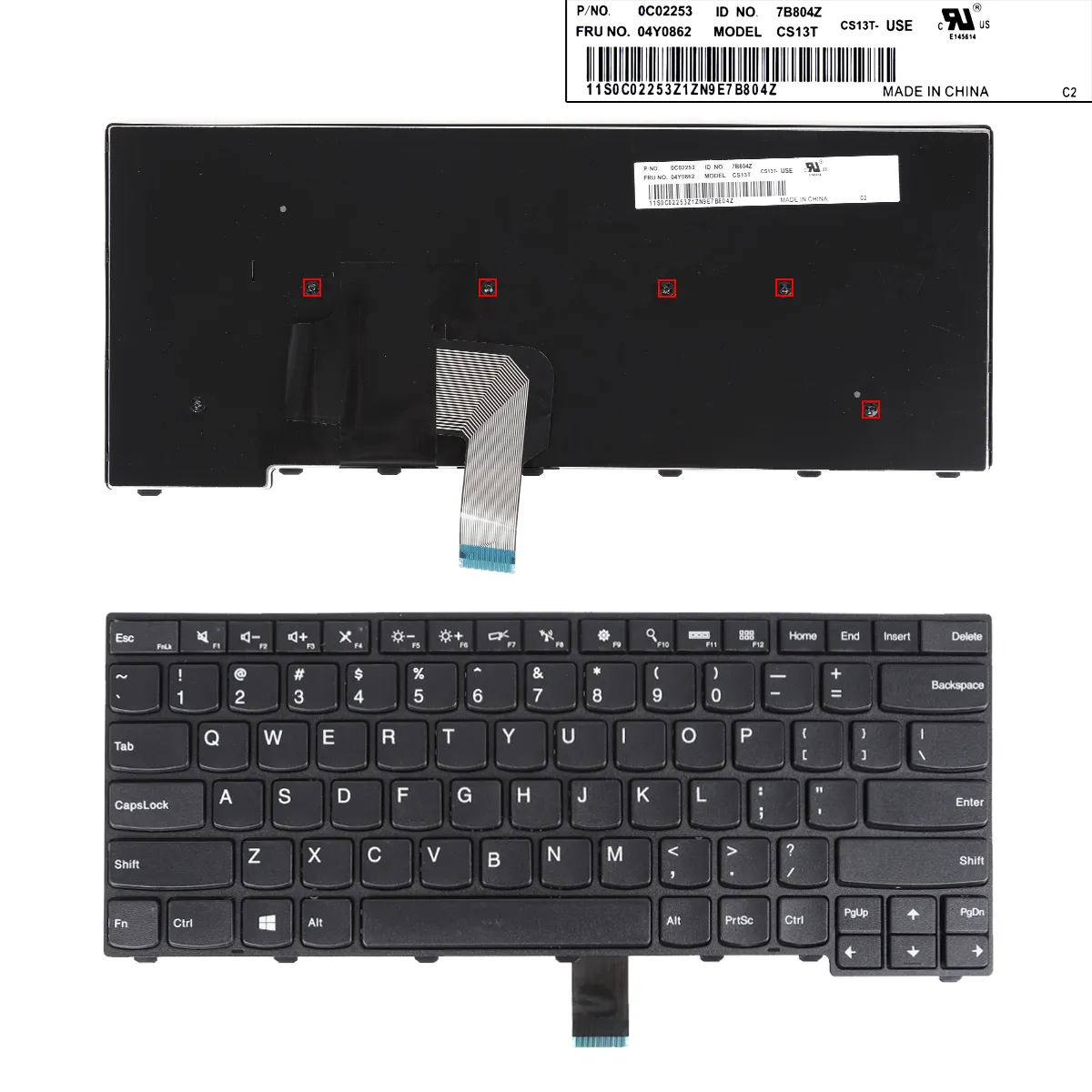 Picture of Thinkpad  T440 T440P T440S T450 T450s T431s E431  BLACK(Without Point stick, OEM ， Win8 )